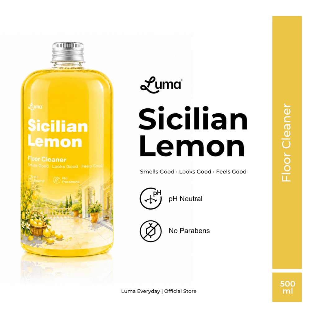 Luma Luma Sicilian Lemon Pembersih Lantai Cair Wangi 500ml, 500ml